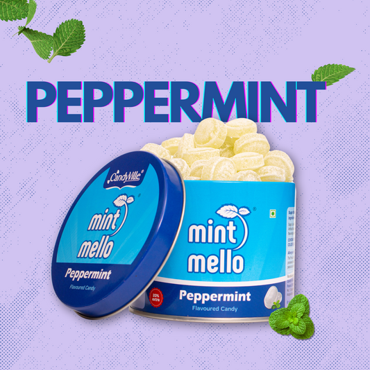 CandyVille MintMello Peppermint Candy Tin 340g